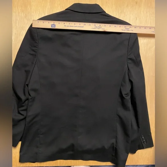 Black Claiborne Men’s Suit Jacket Blazer 42R - Picture 11 of 12